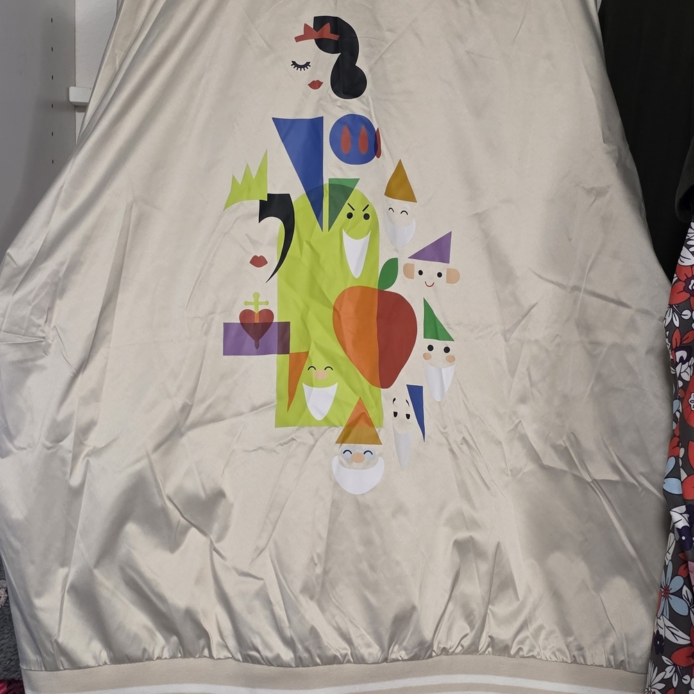 Disney Cream Satin Jacket with Peach Charm